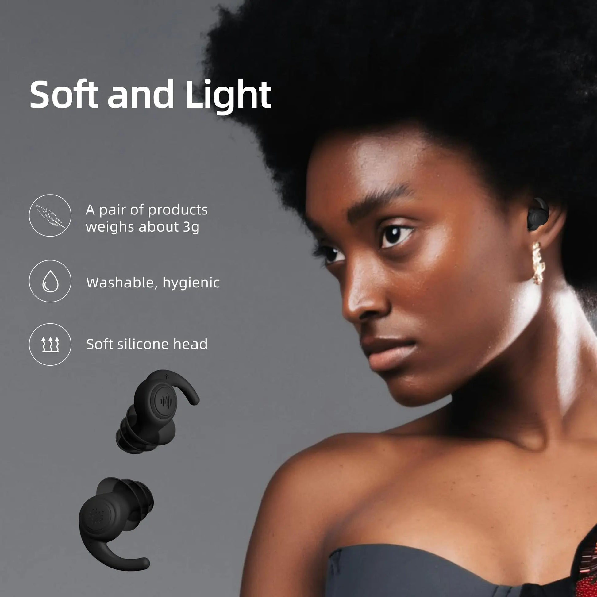 Bouchons d'Oreilles Silicone HUAK