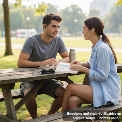 Bouchons d'Oreilles Silicone HUAK